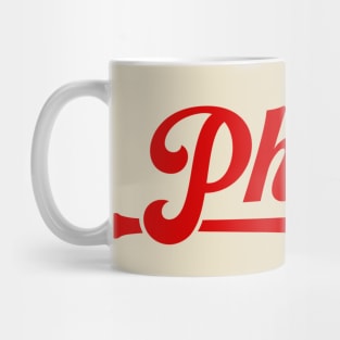 Phillies Baseball Bat Mug